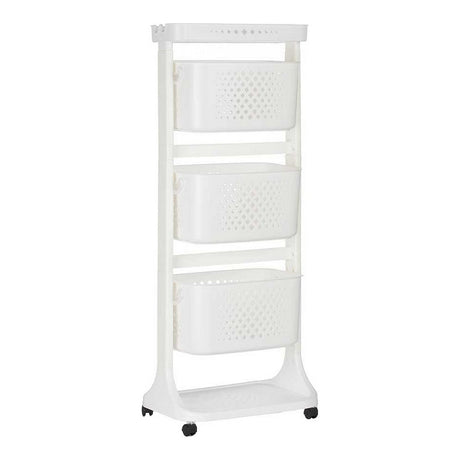 Carrinho de Vegetais Branco Polipropileno (33 x 112 x 44 cm) - EcoNest