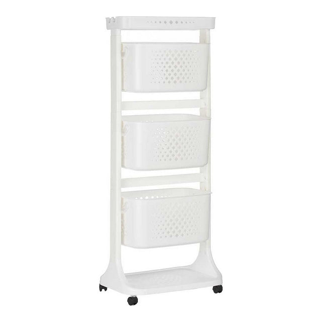 Carrinho de Vegetais Branco Polipropileno (33 x 112 x 44 cm) - EcoNest