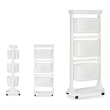 Carrinho de Vegetais Branco Polipropileno (33 x 112 x 44 cm) - EcoNest