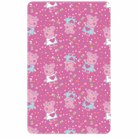 Manta Peppa Pig Cosy Corner Cor de Rosa (95 x 150 cm) - EcoNest