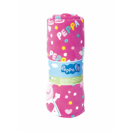 Manta Peppa Pig Cosy Corner Cor de Rosa (95 x 150 cm) - EcoNest