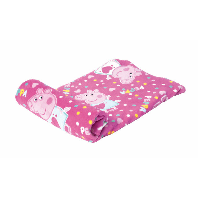 Manta Peppa Pig Cosy Corner Cor de Rosa (95 x 150 cm) - EcoNest