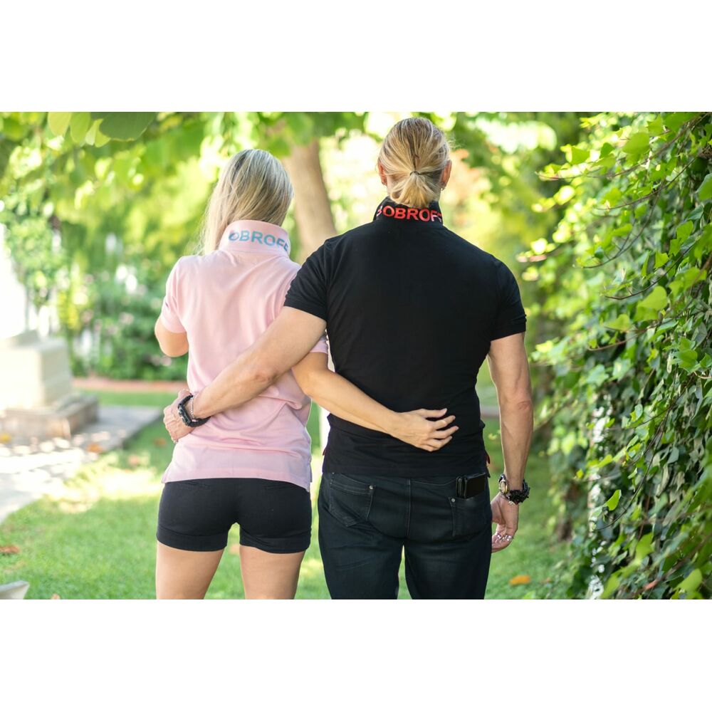 Polo de Manga Curta Homem Bobroff Preto - EcoNest