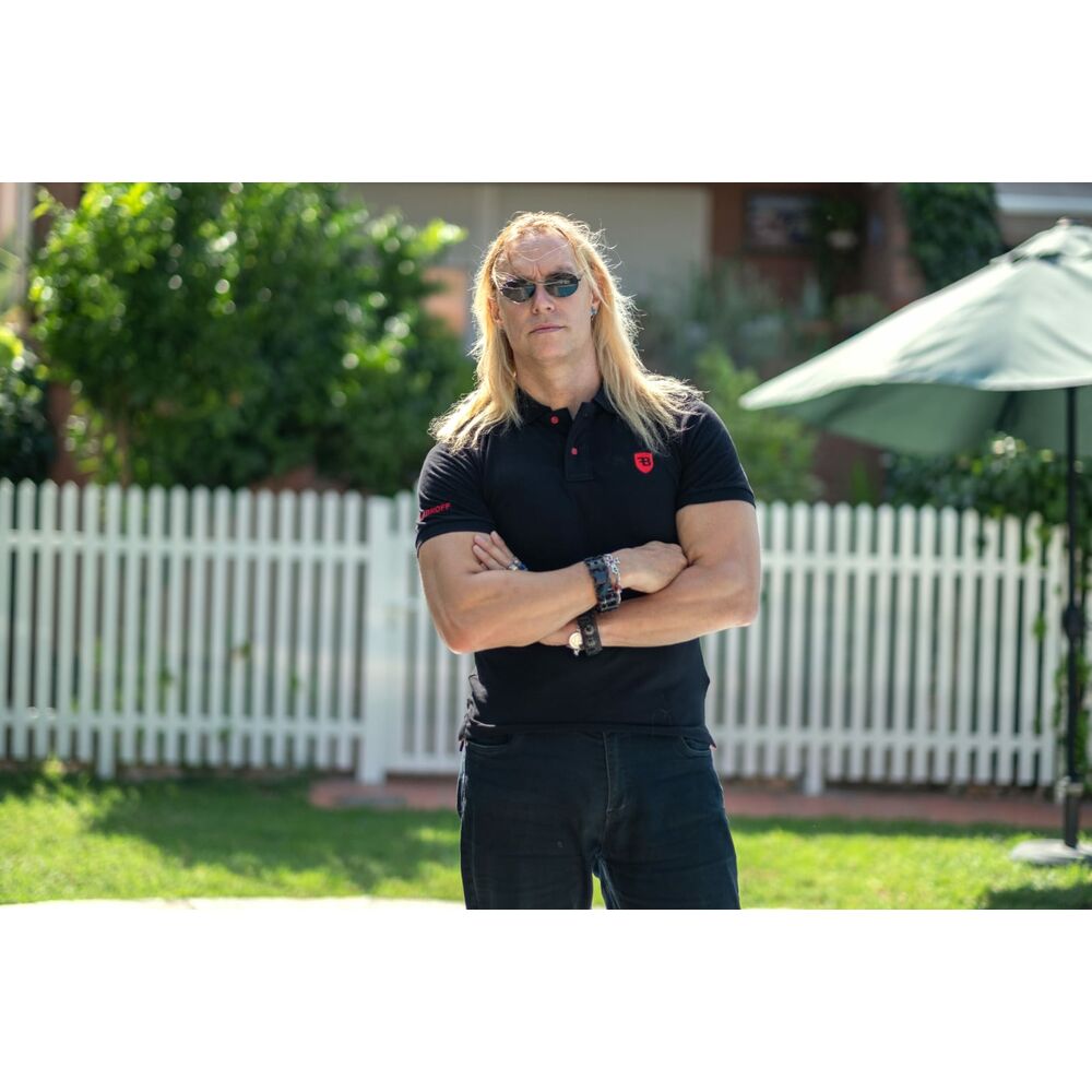 Polo de Manga Curta Homem Bobroff Preto - EcoNest