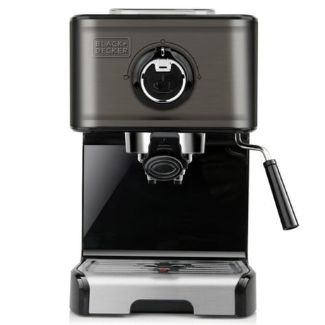 Máquina de Café Expresso Manual Black & Decker ES9200010B 1,2 L Preto Prateado 2 Kopjes - EcoNest