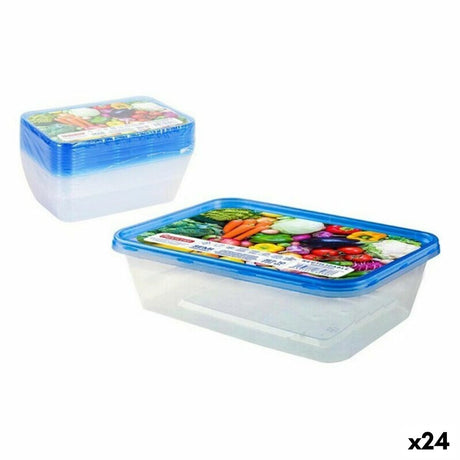 Conjunto de 10 Lancheiras Privilege 49786 500 ml Retangular 17,5 x 12 x 4 cm (24 Unidades) - EcoNest