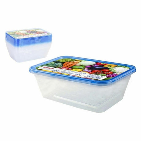 Conjunto de Lancheiras Privilege 49787 Retangular 750 ml 18 x 12 x 6 cm (24 Unidades) (9 pcs) - EcoNest