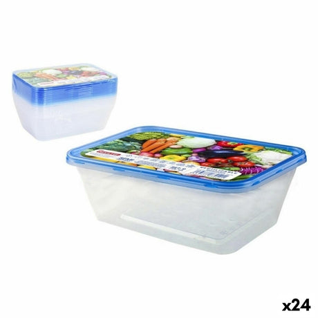 Conjunto de Lancheiras Privilege 49787 Retangular 750 ml 18 x 12 x 6 cm (24 Unidades) (9 pcs) - EcoNest