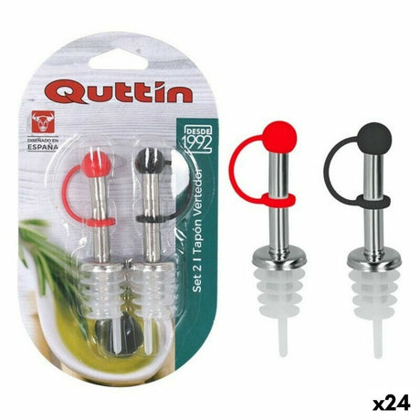 Bico para Vinho Quttin 8433774651444 16 x 9 x 2 cm (2 Peças) (24 Unidades) (2 pcs) - EcoNest