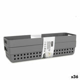 Cesta Multiusos Confortime 144888 24 x 7,5 x 7 cm (2 Peças) (36 Unidades) (24 x 7,5 x 5 cm) - EcoNest