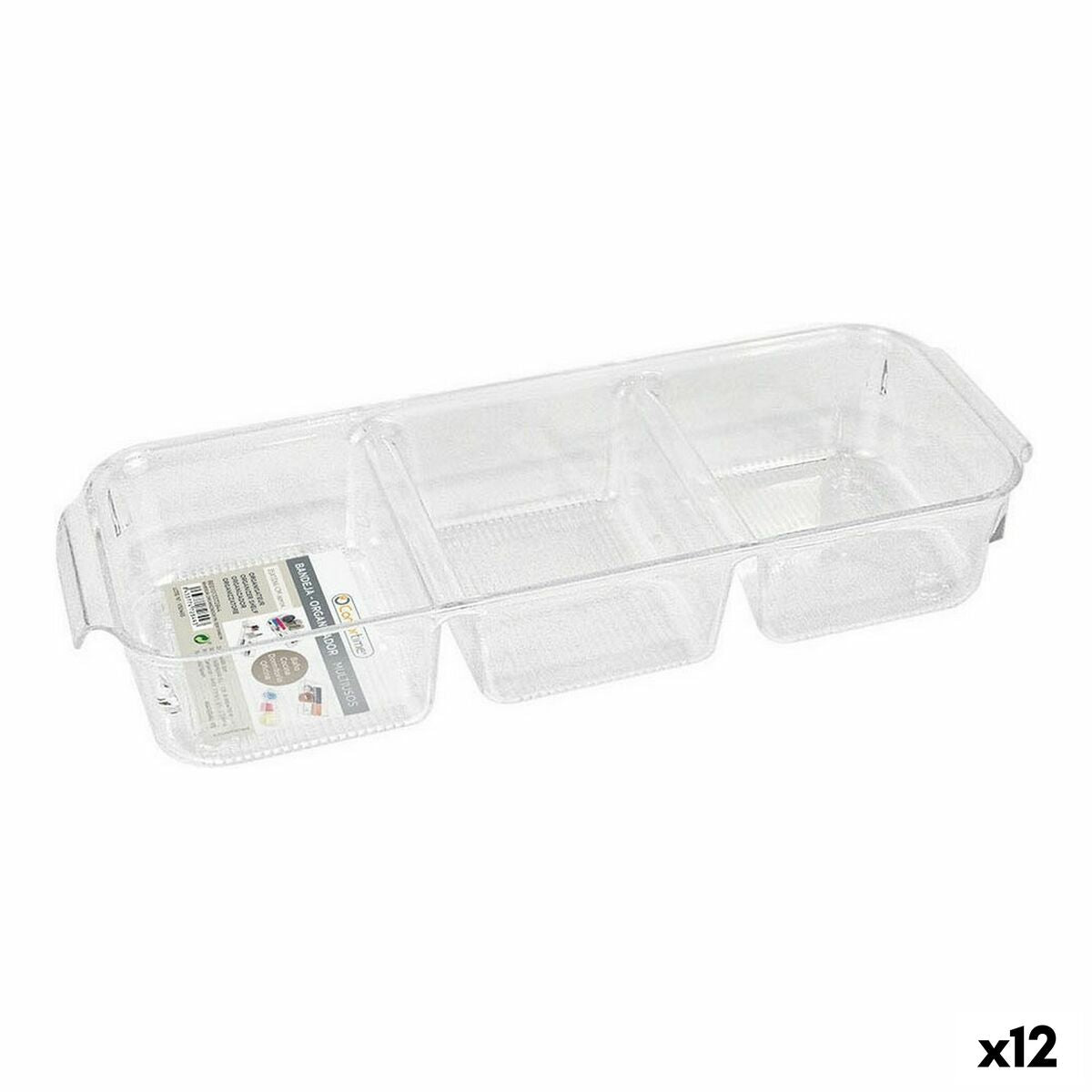 Tabuleiro Confortime poliestireno 35 x 13 x 6 cm (12 Unidades) (35 x 13 x 6 cm) - EcoNest