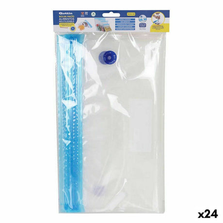 Saco Reutilizável para Alimentos Quttin Válvula de vácuo 4 Peças 30 X 34 cm (24 Unidades) - EcoNest