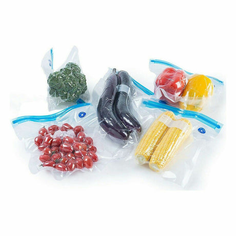 Saco Reutilizável para Alimentos Quttin Válvula de vácuo 4 Peças 30 X 34 cm (24 Unidades) - EcoNest