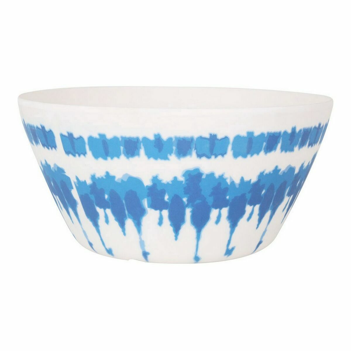 Saladeira Santa Clara Tie-Dye Azul Branco Melamina (24 Unidades) - EcoNest