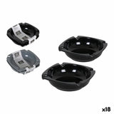 Cinzeiro Privilege Melamina 10 x 10 x 3 cm (2 Peças) (18 Unidades) (10 cm)(2 pcs) - EcoNest