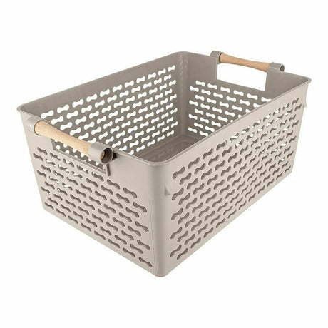 Cesta Multiusos Confortime Madeira 37 x 23 x 15 cm (18 Unidades) - EcoNest