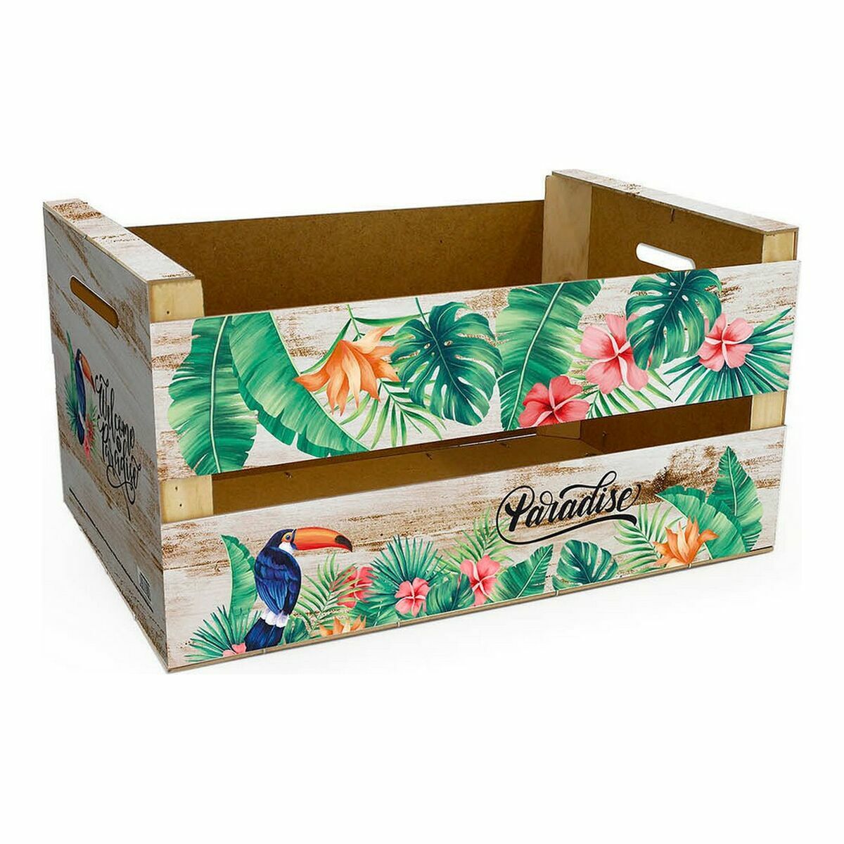 Caixa de Armazenagem Confortime Paradise (3 Unidades) (44 x 24,5 x 23 cm) - EcoNest