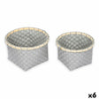 Conjunto de Cestas Confortime 2 Peças Redonda 26 x 26 x 17 cm (2 Peças) (6 Unidades) - EcoNest