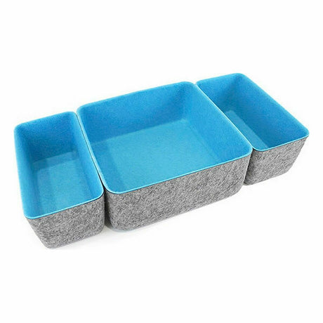 Conjunto de Cestas Confortime 3 Peças Feltro (3 Peças) (6 Unidades) - EcoNest