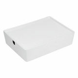 Caixa de Organização Empilhável Confortime Com tampa 35 x 26 x 8,5 cm (8 Unidades) - EcoNest