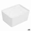 Caixa de Organização Empilhável Confortime Com tampa 17,5 x 13 x 8,5 cm (12 Unidades) - EcoNest