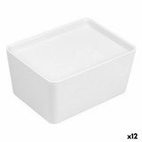 Caixa de Organização Empilhável Confortime Com tampa 17,5 x 13 x 8,5 cm (12 Unidades) - EcoNest