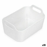 Cesta Multiusos Confortime Branco 24 x 16,7 x 11,2 cm (18 Unidades) - EcoNest