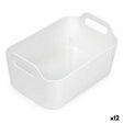 Cesta Multiusos Confortime Branco 33 x 23,5 x 15,4 cm (12 Unidades) - EcoNest