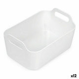 Cesta Multiusos Confortime Branco 33 x 23,5 x 15,4 cm (12 Unidades) - EcoNest