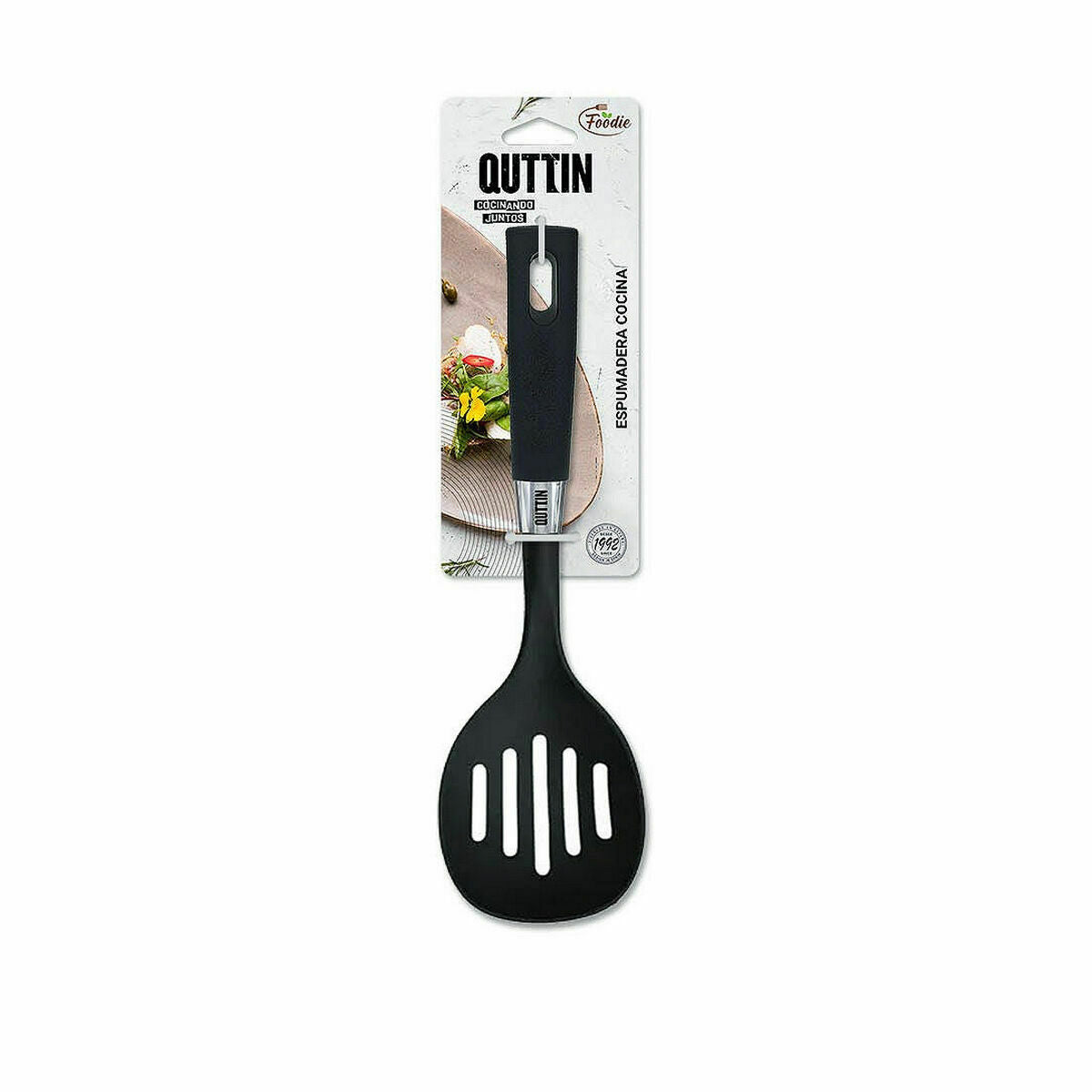 Escumadeira Quttin Foodie Preto Nylon - EcoNest
