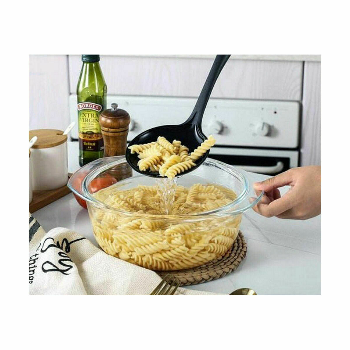 Escumadeira Quttin Foodie Preto Nylon - EcoNest