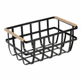 Cesta Multiusos Confortime Preto 36 x 22 x 15,5 cm (6 Unidades) - EcoNest