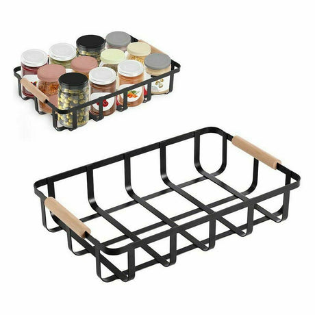 Cesta Multiusos Confortime Preto 36 x 24,3 x 8 cm (6 Unidades) - EcoNest
