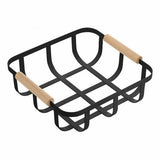 Cesta Multiusos Confortime Preto 23 x 23 x 8 cm (6 Unidades) - EcoNest