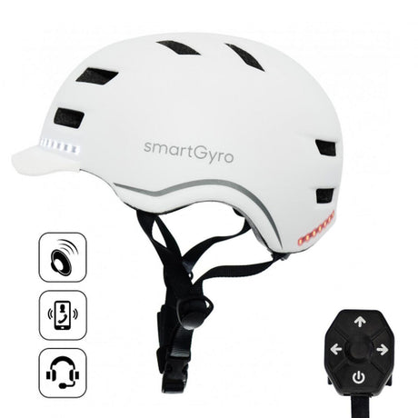 Capacete para Trotinete Elétrica Smartgyro SMART PRO Branco - EcoNest