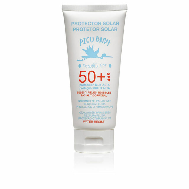 Protetor Solar Para Crianças Picu Baby Bebé Peles sensíveis SPF 50+ (200 ml) - EcoNest