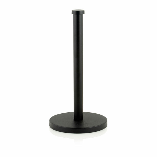 Suporte para Rolos de Papel de Cozinha Andrea House CC70004 Metal Preto mate Ø 16 x 32 cm - EcoNest