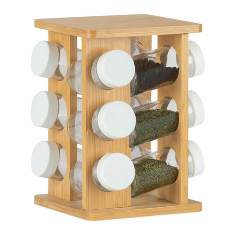 Suporte para Especiarias de Bambu Andrea House cc72105 Giratório - EcoNest