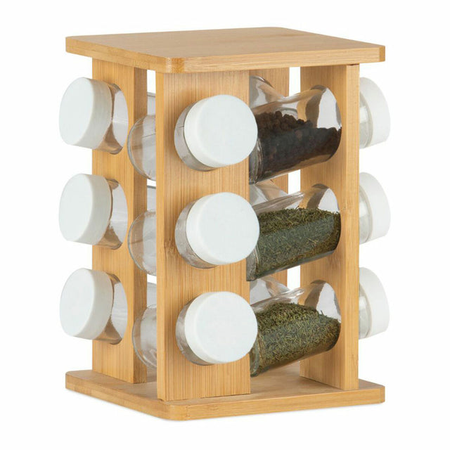 Suporte para Especiarias de Bambu Andrea House cc72105 Giratório - EcoNest