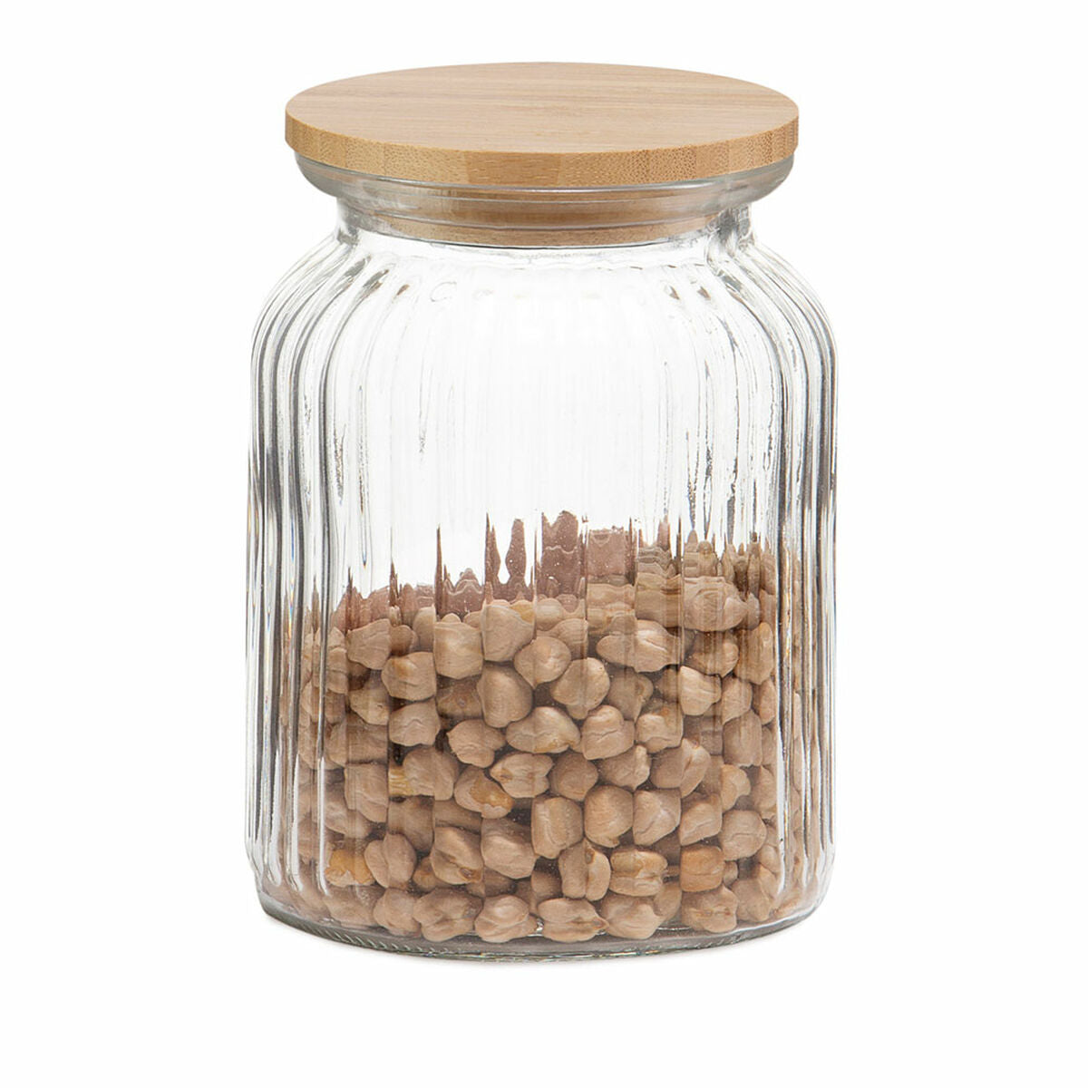 Bote Andrea House MS72137 Vidro Bambu Cozinha 1 L - EcoNest
