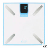 Balança Inteligente LongFit Care Multifunção Branco (2 Unidades) - EcoNest