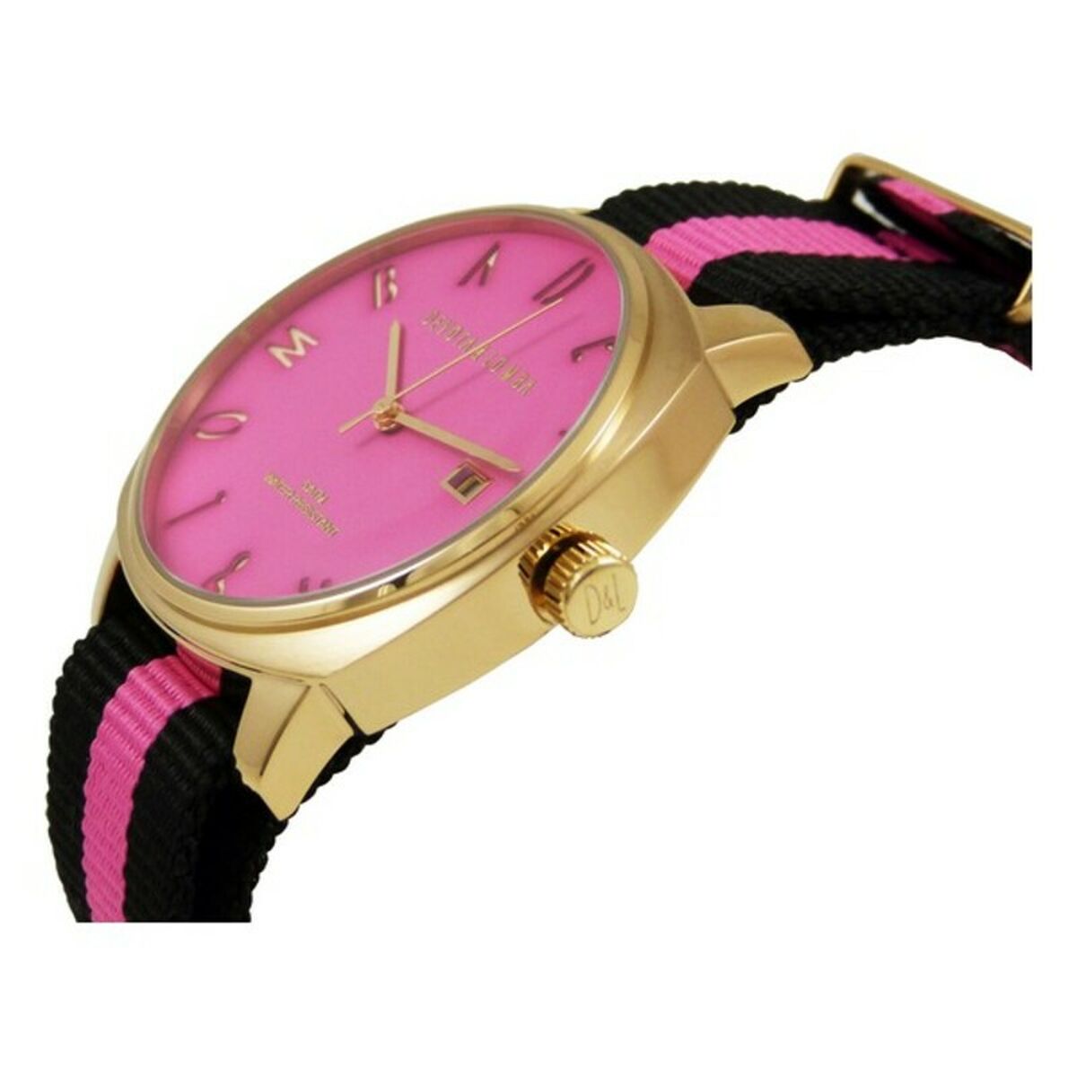 Relógio masculino Devota & Lomba DL008MSPBK-PK-02PINK (Ø 42 mm) - EcoNest