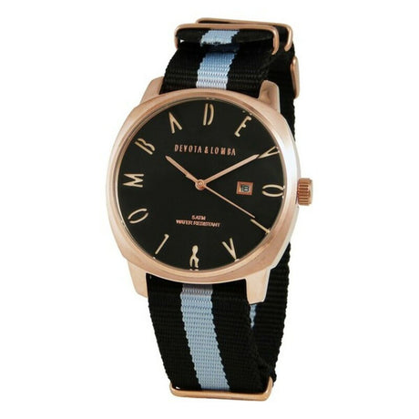 Relógio masculino Devota & Lomba DL008MSPBK-GR-03BLACK (Ø 42 mm) - EcoNest
