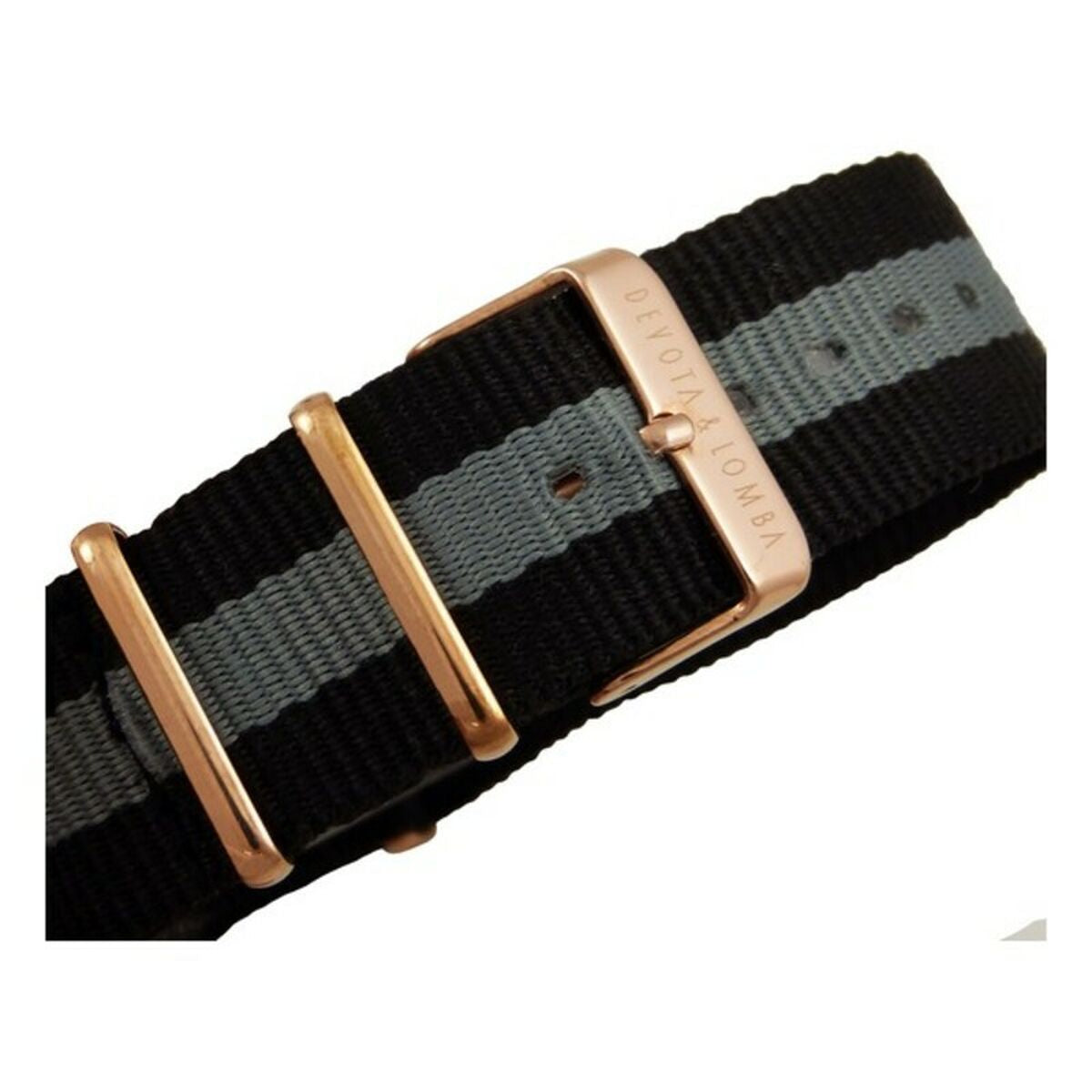 Relógio masculino Devota & Lomba DL008MSPBK-GR-03BLACK (Ø 42 mm) - EcoNest