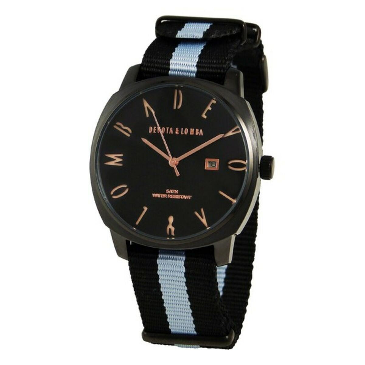 Relógio masculino Devota & Lomba DL008MSPBKGR-04BLACK (Ø 42 mm) - EcoNest