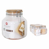 Frasco Borgonovo Primizie Bambu 1,7 L 12 x 12 x 17 cm (6 Unidades) - EcoNest