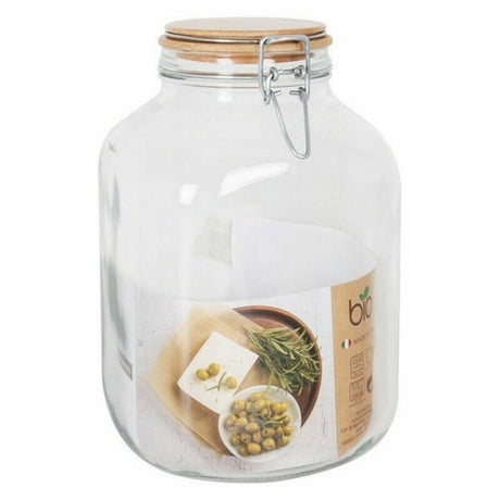 Bote Borgonovo Primizie Bambu 4,25L 14,5 x 14,5 x 26 cm (6 Unidades) (4,25 L) - EcoNest