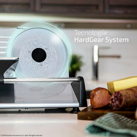 Máquina de Cortar Fiambre Cecotec Rock'nCut Twin 180W Preto Inox - EcoNest