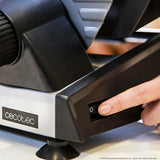 Máquina de Cortar Fiambre Cecotec Rock'nCut Twin 180W Preto Inox - EcoNest