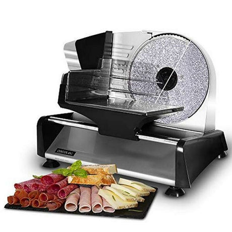 Máquina de Cortar Fiambre Cecotec Rock'nCut Twin 180W Preto Inox - EcoNest